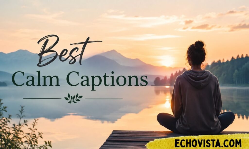 Best Calm Captions