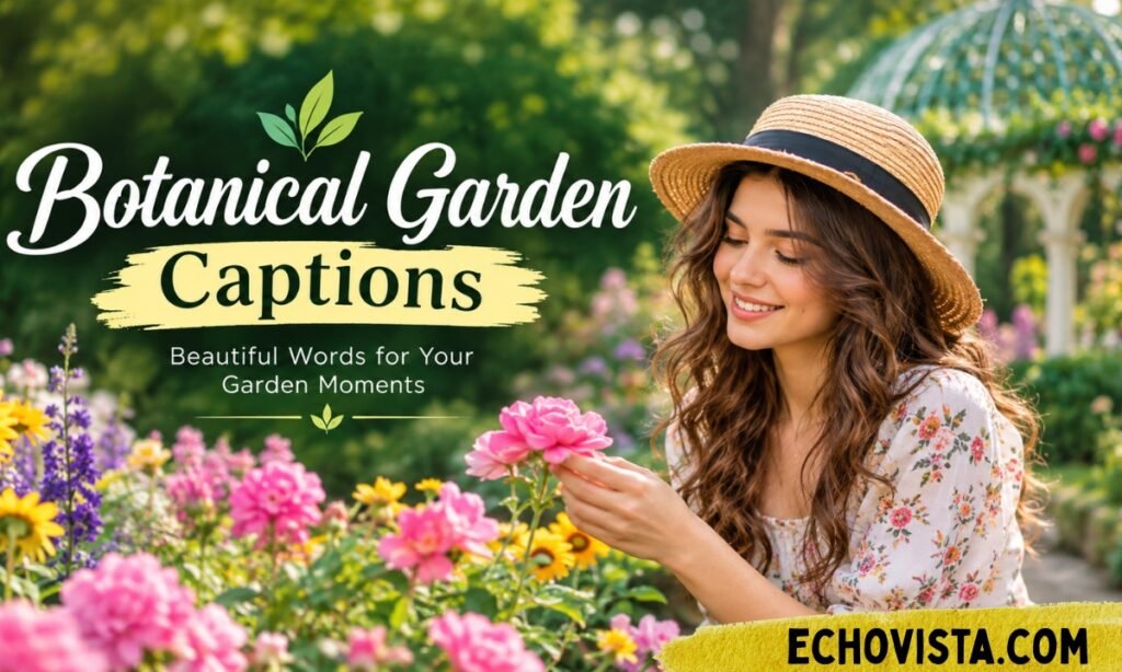Botanical Garden Captions