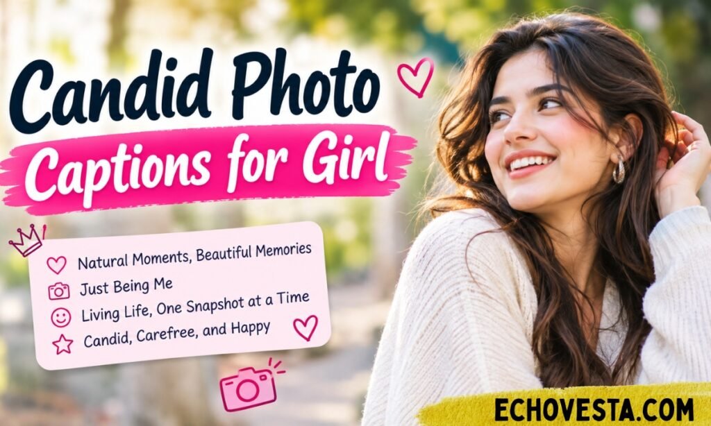 Candid photo captions for girl