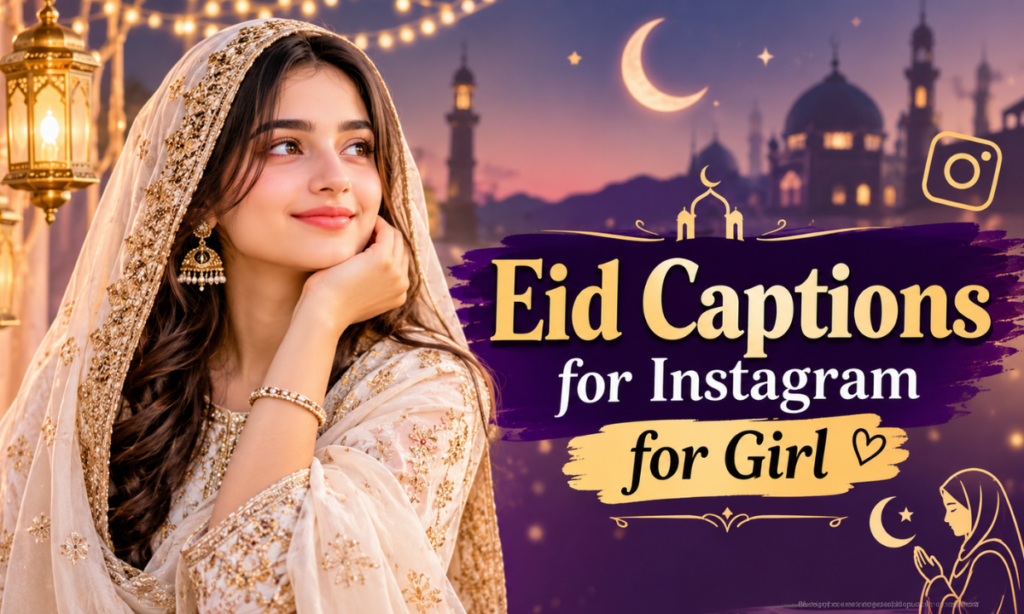 Eid Captions for Instagram for Girl