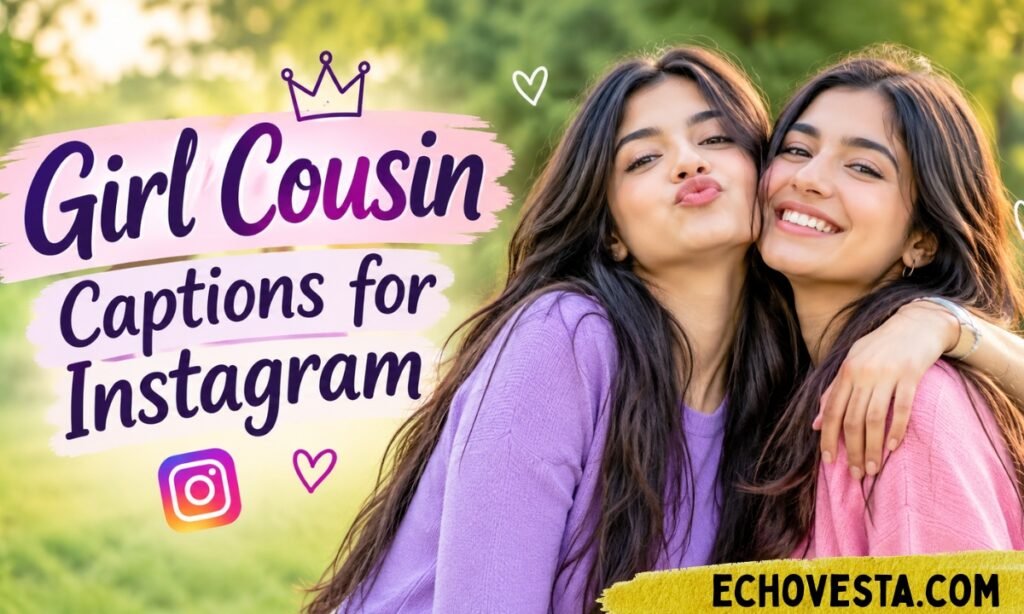 Girl cousin Captions for Instagram