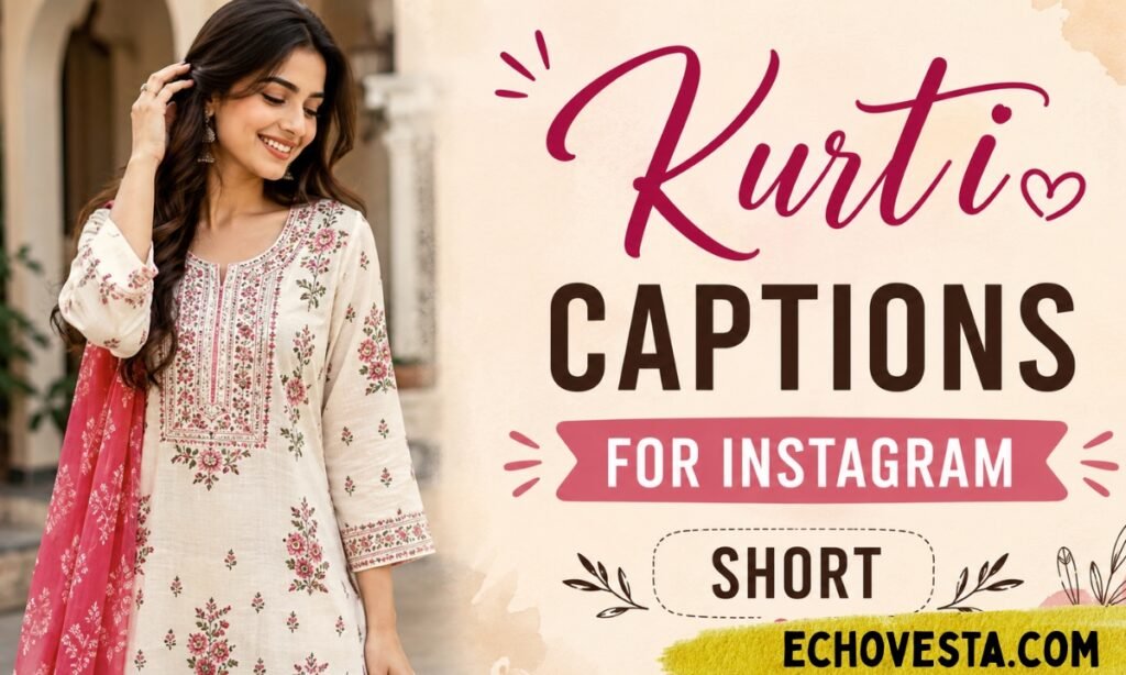 Kurti captions for Instagram short