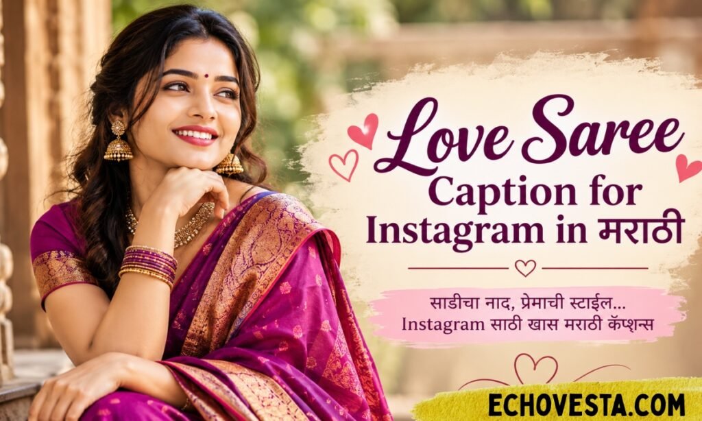 Love Saree Caption for Instagram