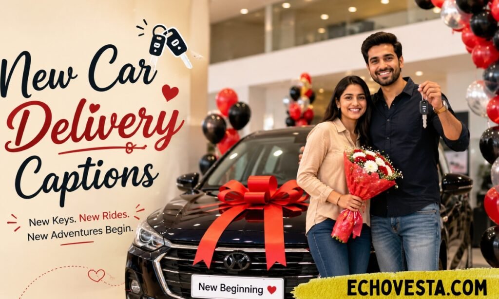 New Car Delivery Captions