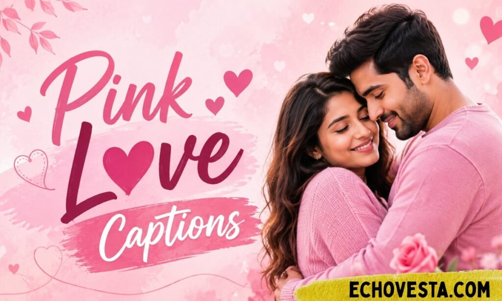 Pink Love Captions