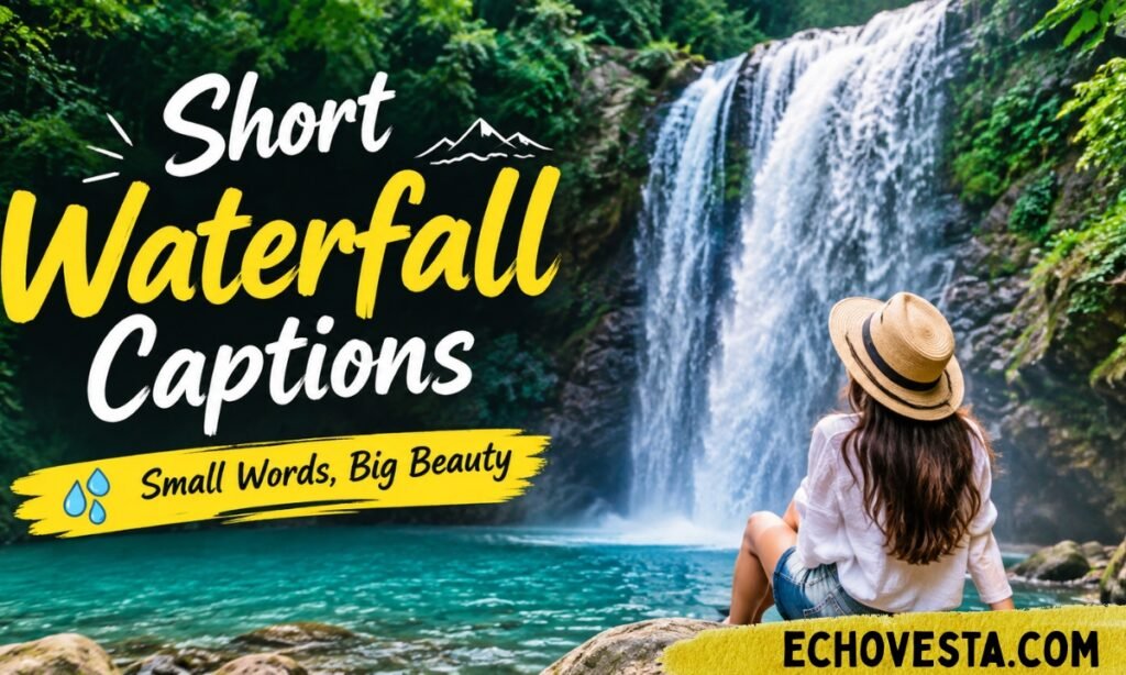 Short waterfall captions