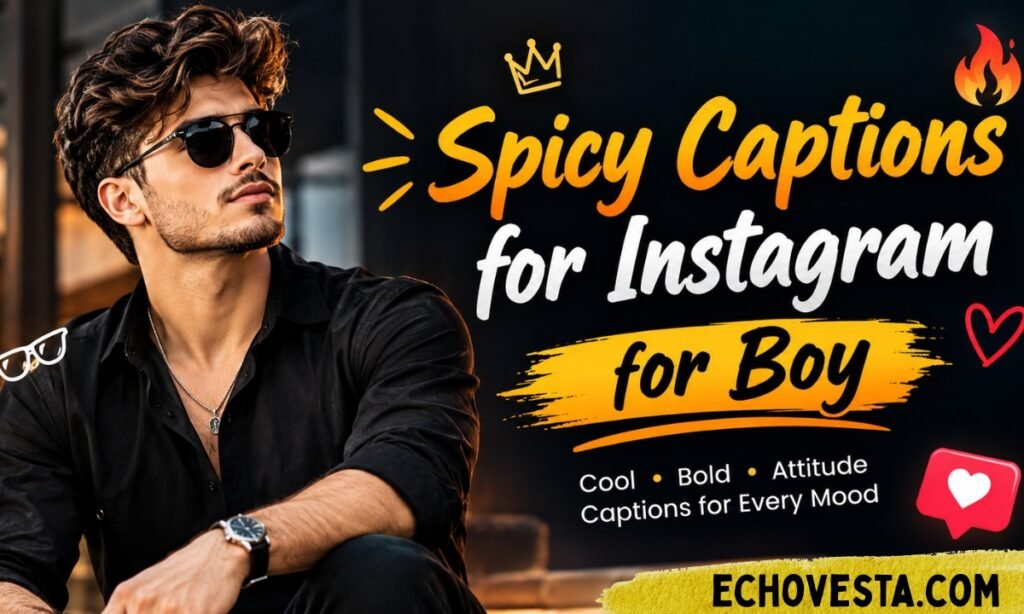 Spicy captions for Instagram for boy