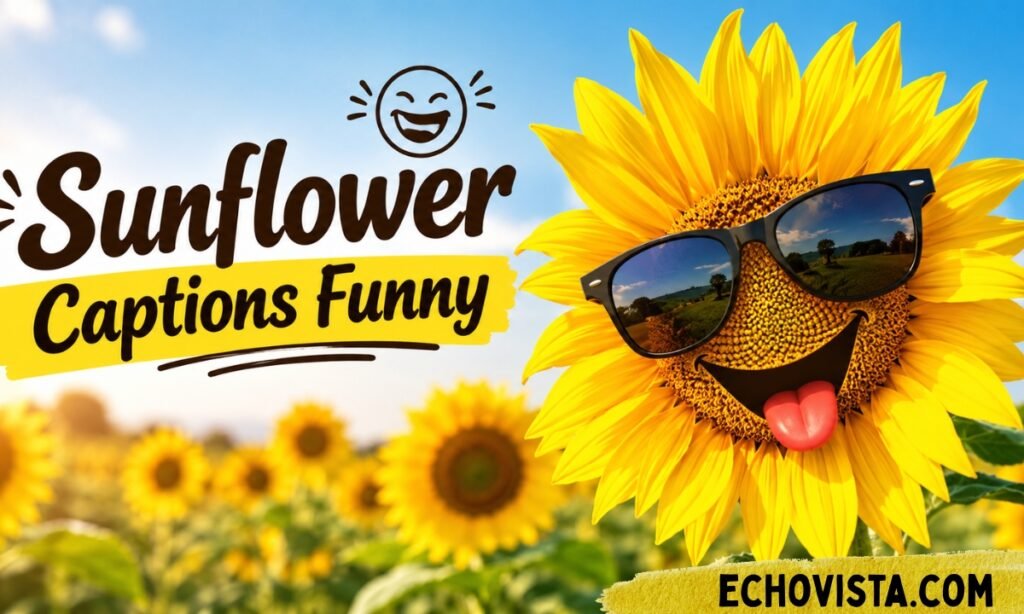 Sunflower captions funny