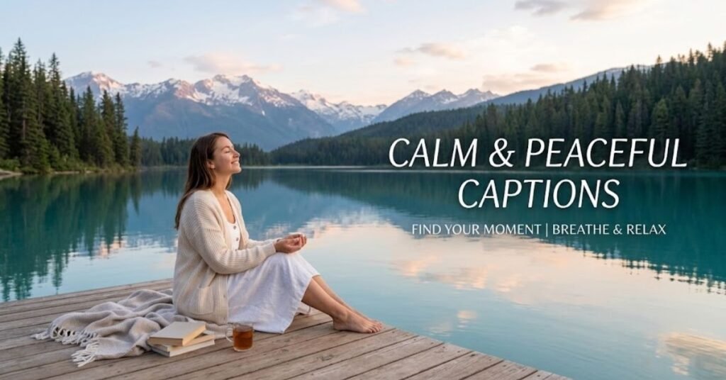 Calm & Peaceful Captions