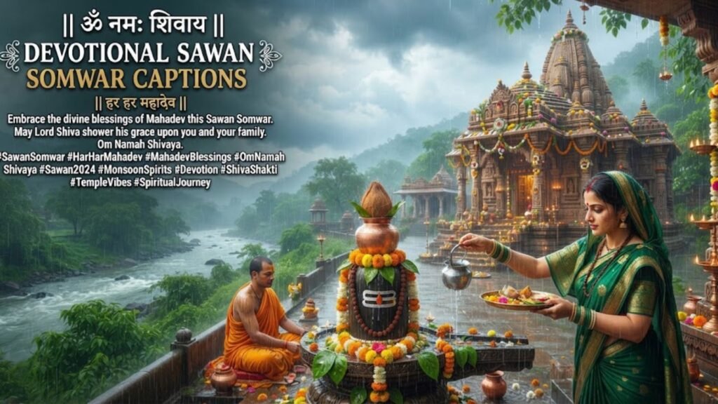  Devotional Sawan Somwar Captions