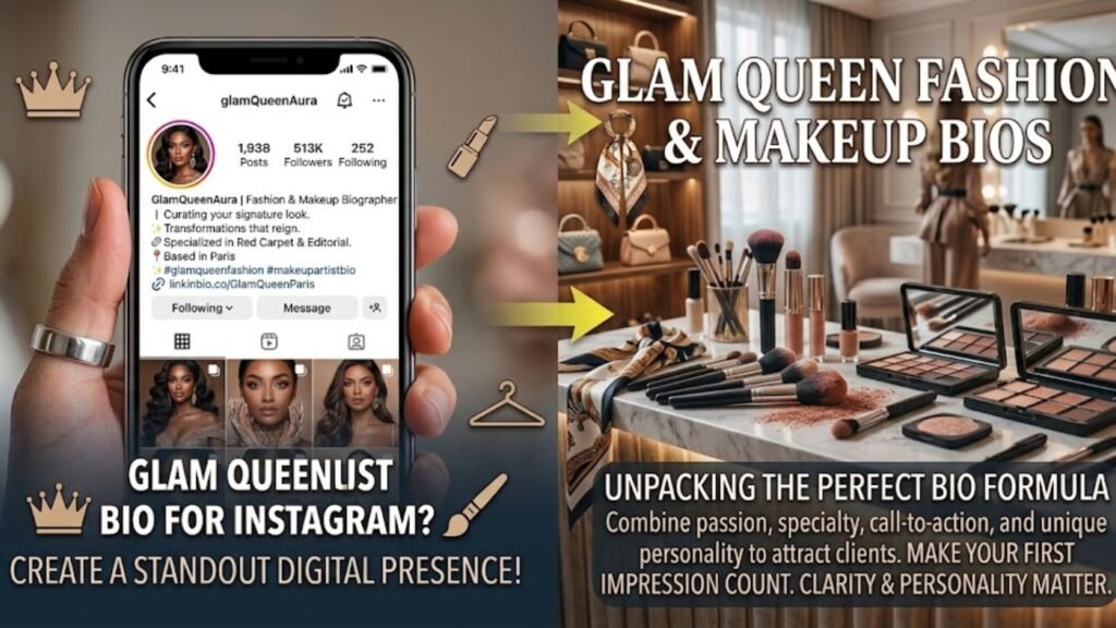 Glam Queen Fashion & Makeup Bios