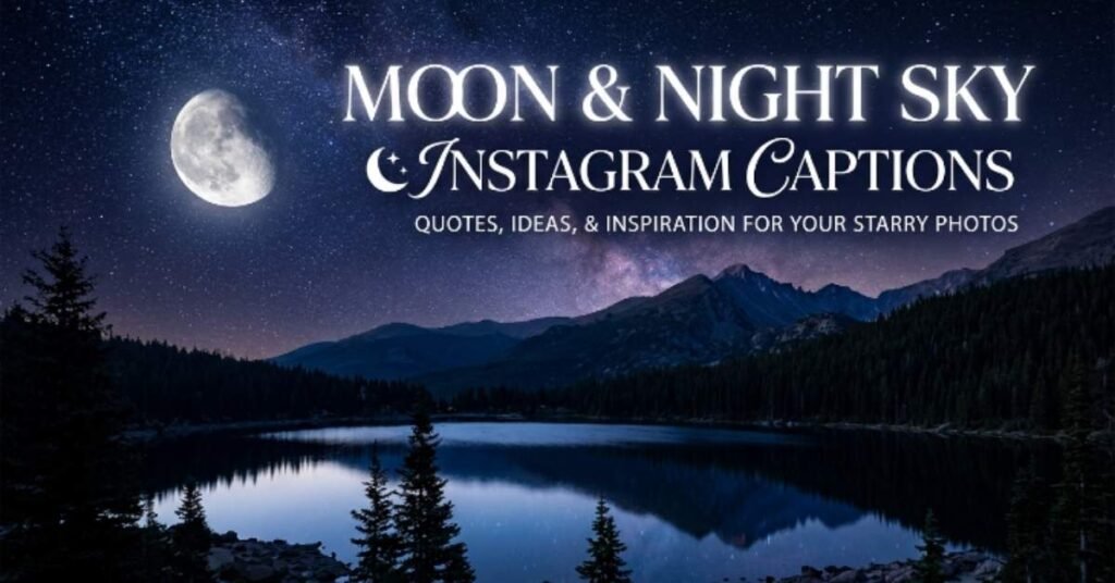 Moon & Night Sky Instagram Captions