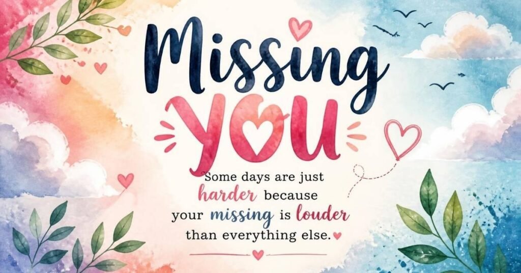 Short Missing You Instagram Captions