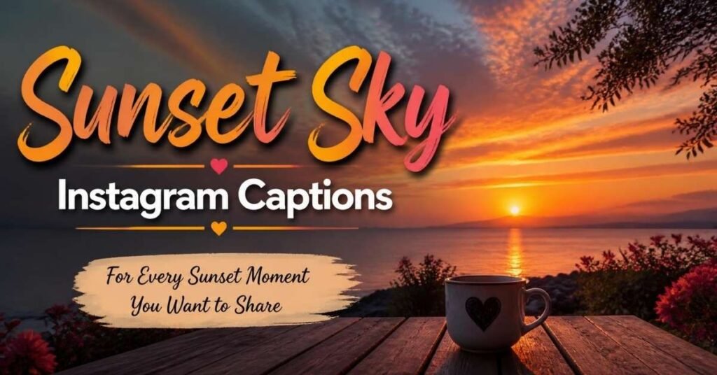 Sunset Sky Instagram Captions