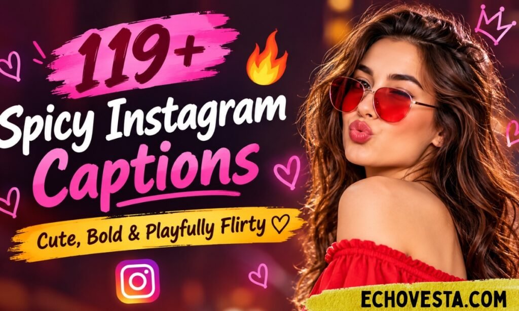 119+ Spicy Instagram Captions_ Cute, Bold & Playfully Flirty