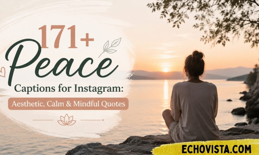 171+ Peace Captions for Instagram_ Aesthetic, Calm & Mindful Quotes
