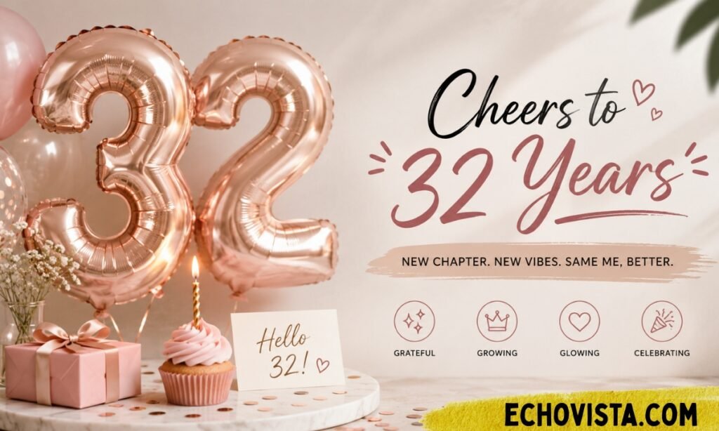 32nd Birthday Captions for Instagram_ 154+ Aesthmyetic, Cool & Fun Ideas