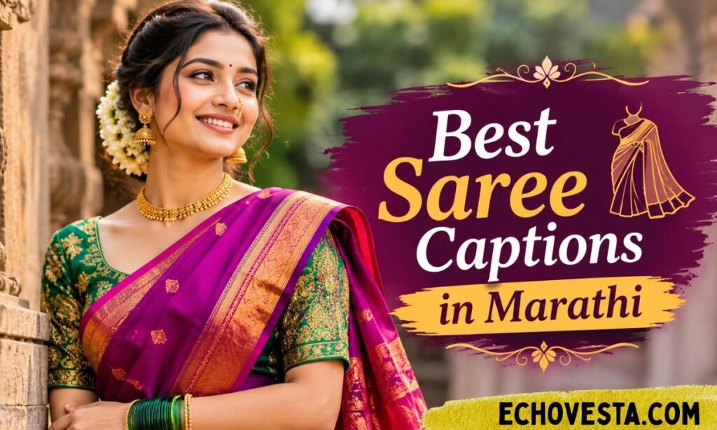 Best Saree Captions in Marathi