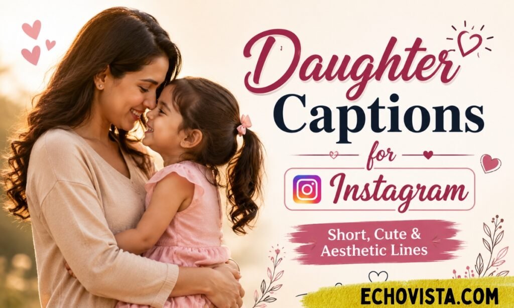 Daughter Captions for Instagram – Short, Cute & Aesthetic Lines
