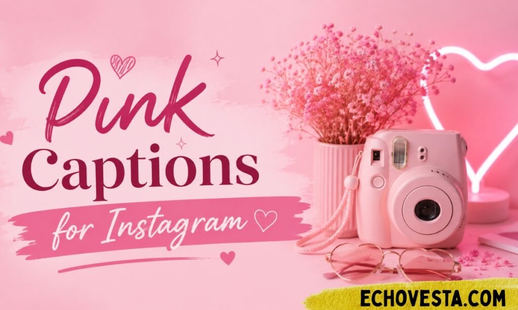 Pink Captions