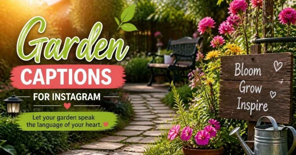 garden captions for instagram