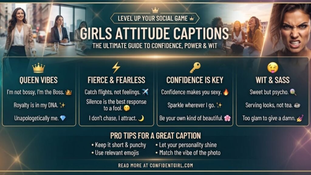girls attitude captions