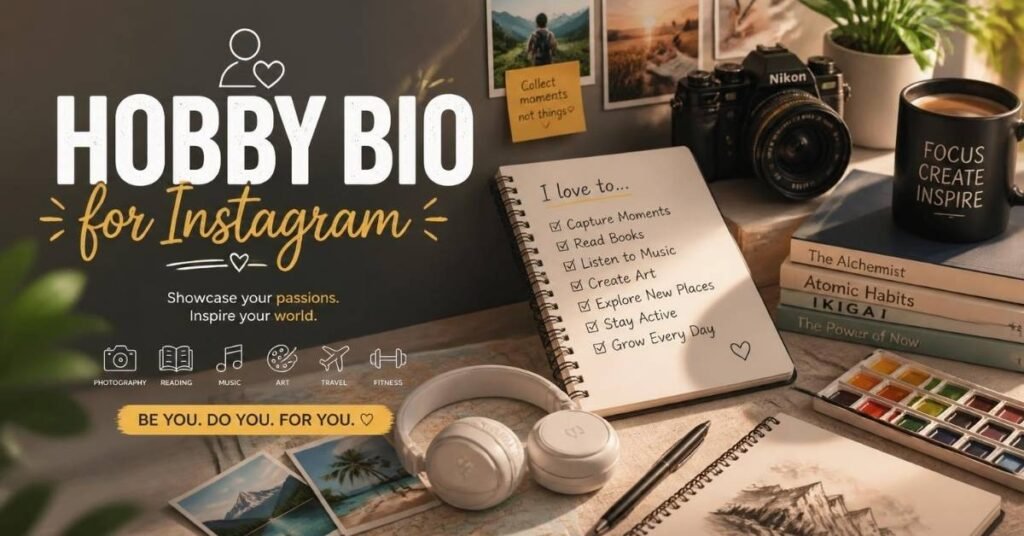 hobby bio for instagram