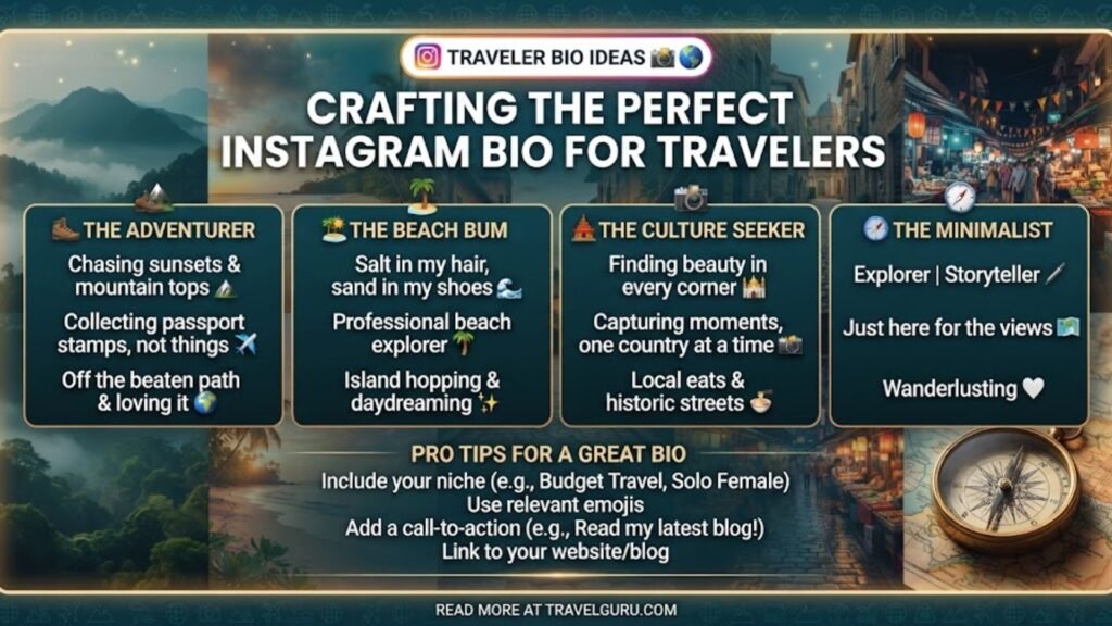 instagram bio for traveller